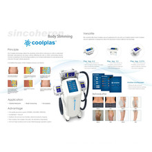 Sincoheren Developed New Technology Coolplas Body Slimming Fat Freezing Beauty Machine